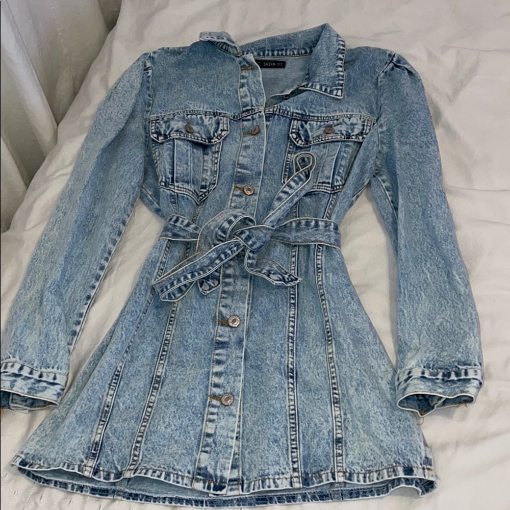 Shein Long Jean Coat